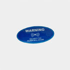 Anti Theft 58Khz Plastic Soft Label For Pharmacy Shops  72*66mm